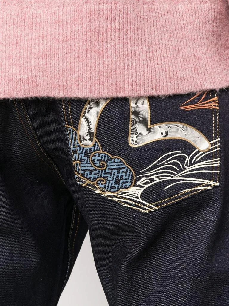 商品Evisu|EVISU - Cropped Denim Jeans,价格¥1378,第3张图片详细描述