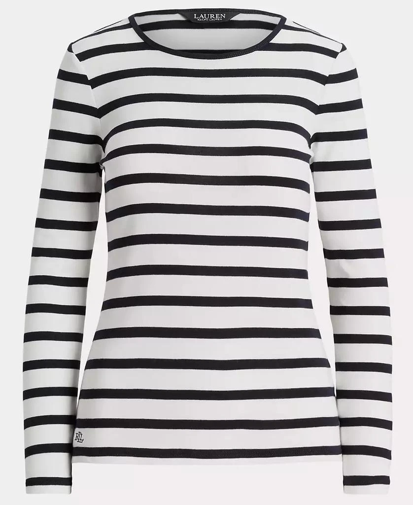 商品Ralph Lauren|Long-Sleeve Stretch T-Shirt,价格¥449,第5张图片详细描述