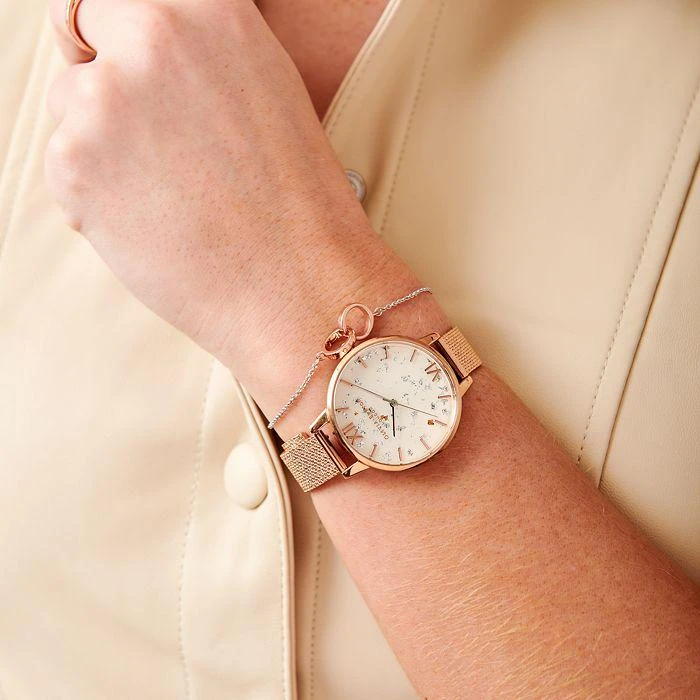 商品Olivia Burton|Celestial White Dial Watch, 34mm,价格¥842,第4张图片详细描述