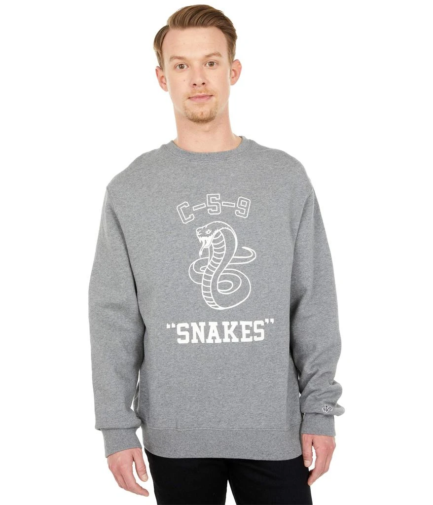 商品Alpha Industries|Snakes Crew Sweatshirt,价格¥429,第1张图片