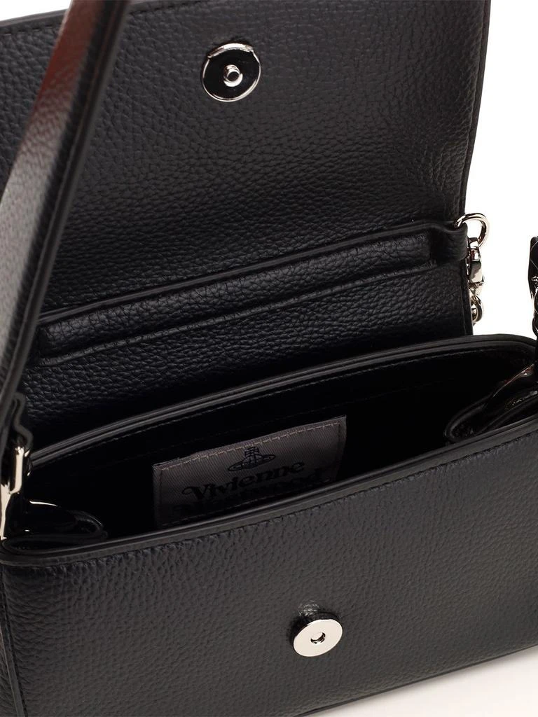 商品Vivienne Westwood|Vivienne Westwood Orb Plaque Foldover-Top Tote Bag,价格¥2452,第4张图片详细描述