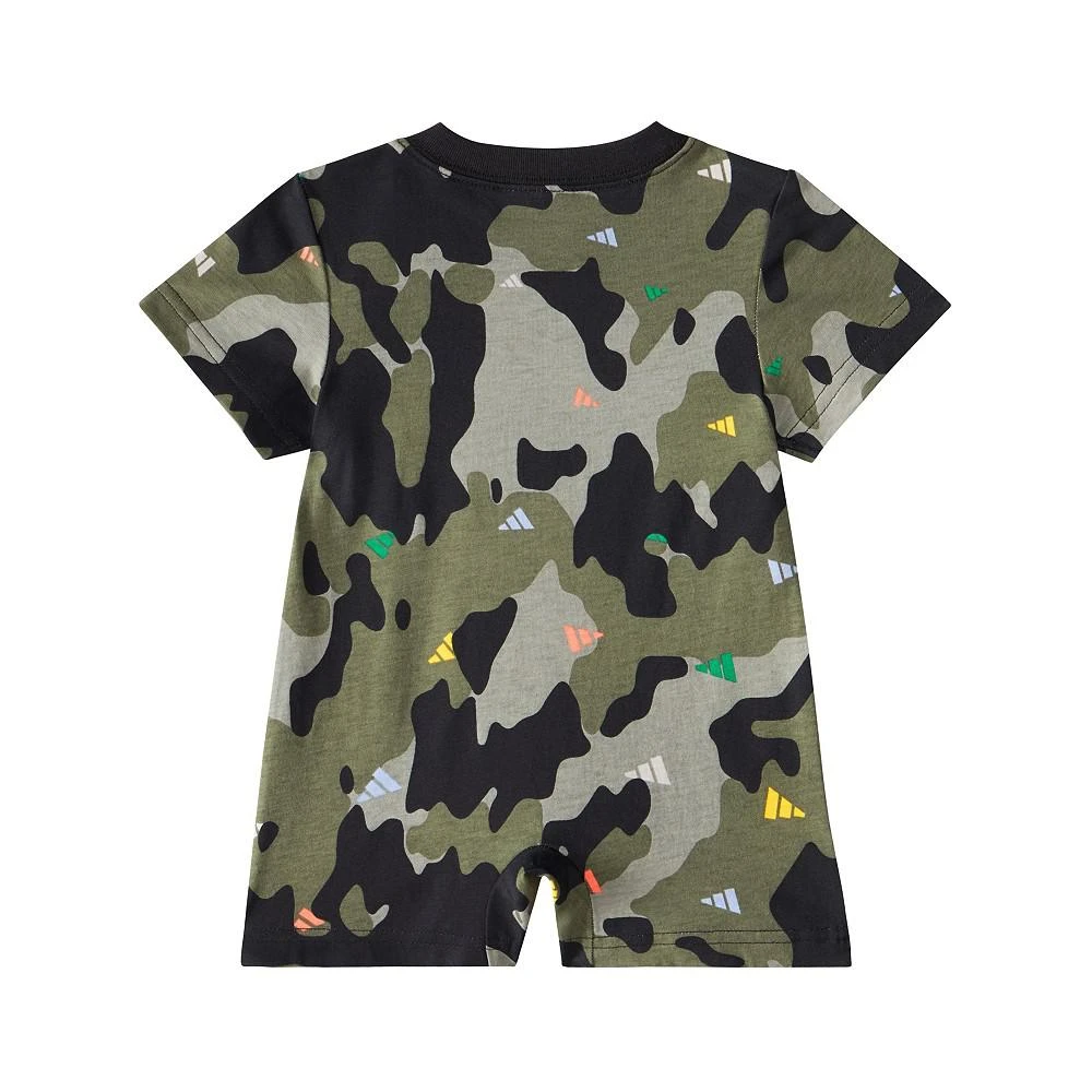 商品Adidas|Baby Boys Short Sleeve Camouflage Printed Cotton Romper,价格¥45,第2张图片详细描述