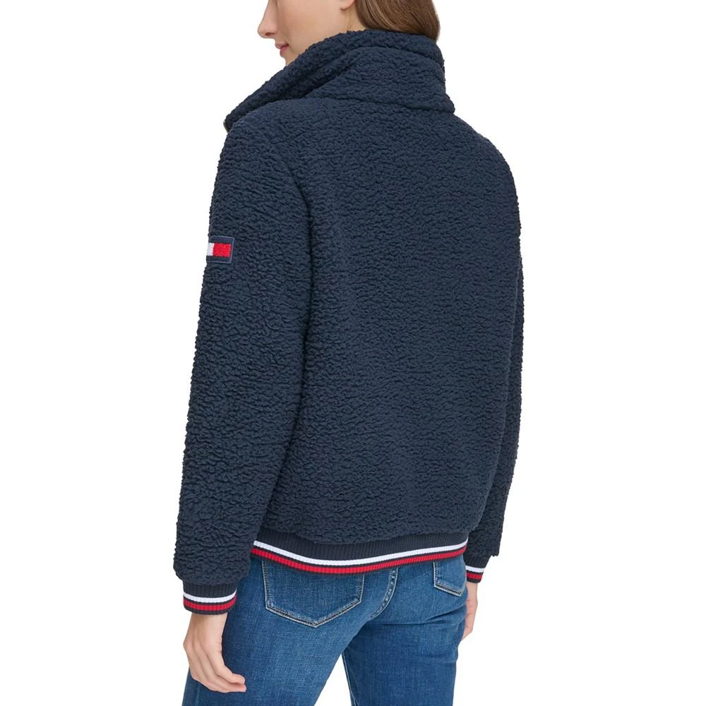 商品Tommy Hilfiger|Women's Zip-Front Fleece Bomber Jacket,价格¥808,第2张图片详细描述