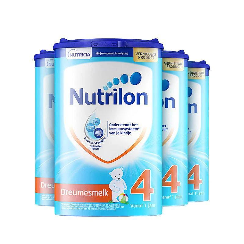 商品Nutrilon|【欧洲直购】Nutrilon 诺优能婴幼儿配方奶粉 4段奶粉800g*4 健康配方,价格¥1021,第1张图片