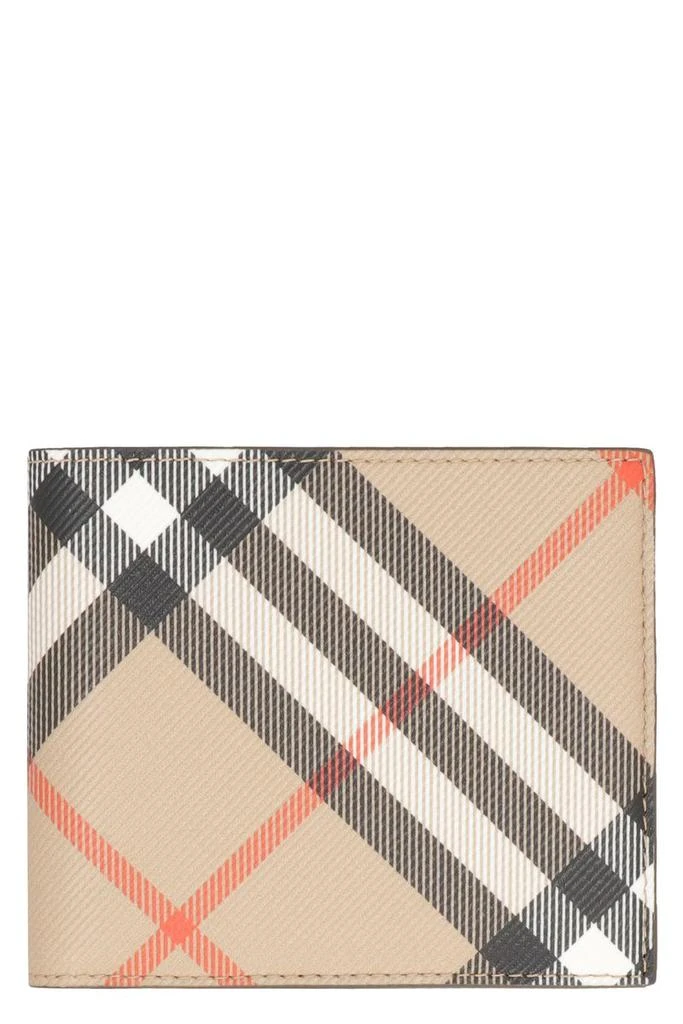 商品Burberry|Burberry Check Print Wallet,价格¥2381,第1张图片