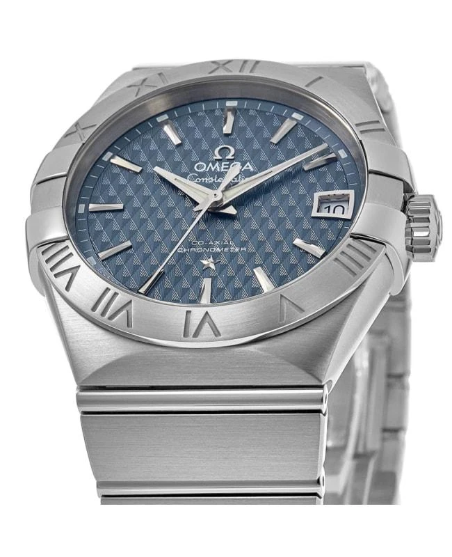 商品Omega|Omega Constellation Automatic Chronometer 38mm Blue Dial  Men&apos;s Watch 123.10.38.21.03.001,价格¥31325,第2张图片详细描述