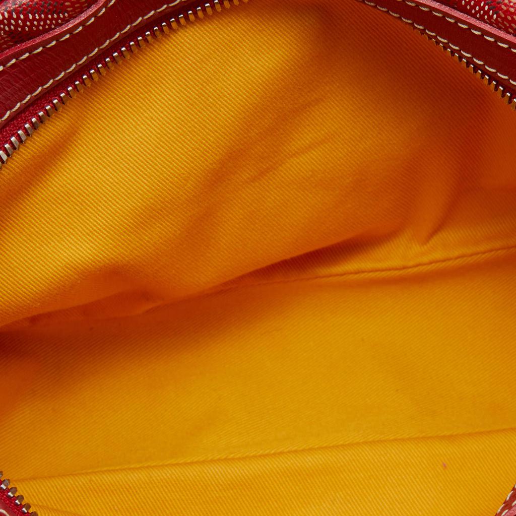Goyard Red Goyardine Coated Canvas Sac Cap Vert Crossbody Bag商品第7张图片规格展示
