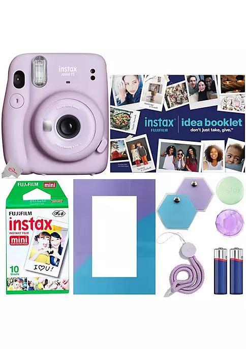 商品Fujifilm|Fujifilm Instax Mini 11 Instant Film Camera Lilac Purple With 2x10 Mini Film Pack,价格¥871,第4张图片详细描述