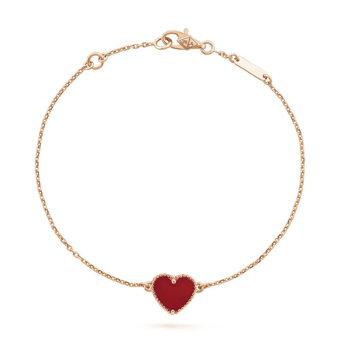 商品Van Cleef & Arpels|包邮包税【预售7天发货】 VCA梵克雅宝 23秋冬 女士 手链 Sweet Alhambra心形手链 VCARN59L00,价格¥13371,第1张图片