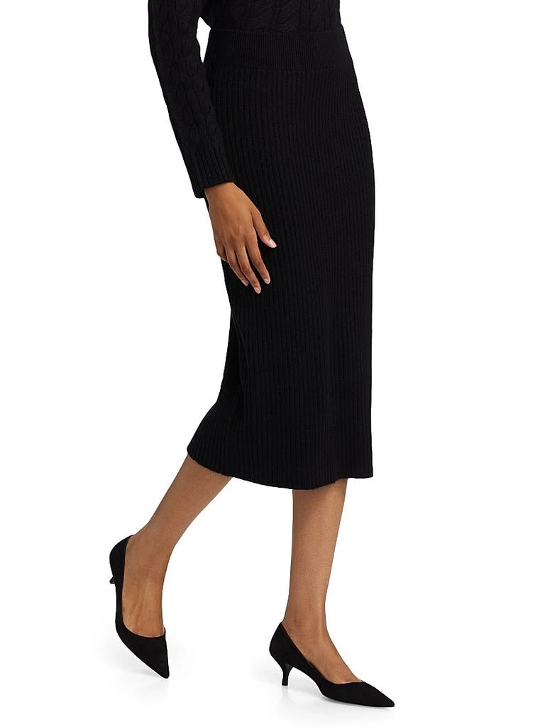 商品Saks Fifth Avenue|Ribbed Cashmere Pencil Skirt,价格¥837,第4张图片详细描述
