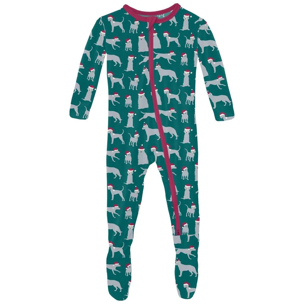 商品KicKee Pants|Print Footie with Two-Way Zipper (Infant),价格¥251,第1张图片