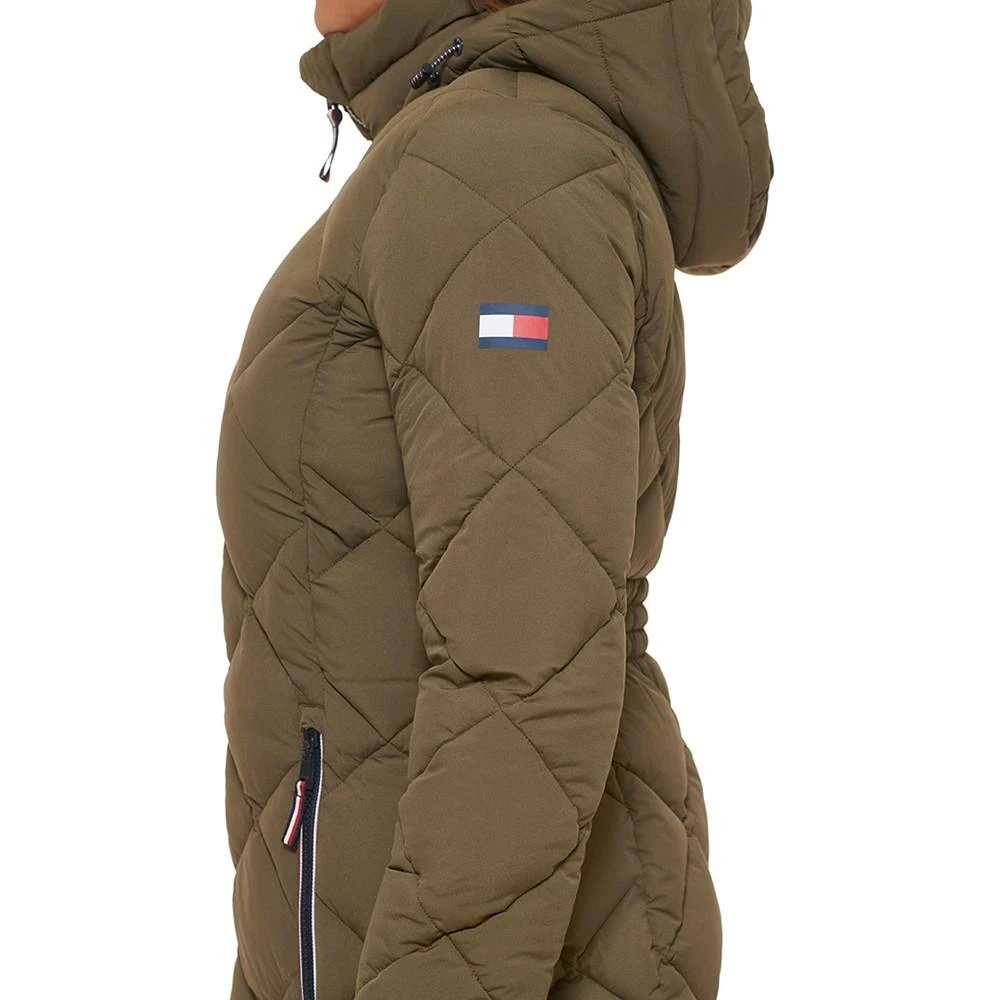 商品Tommy Hilfiger|Women's Hooded Quilted Puffer Coat,价格¥1074,第4张图片详细描述