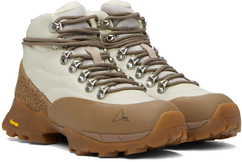 商品ROA|Off-White & Beige Andreas Strap Boots,价格¥4266,第4张图片详细描述