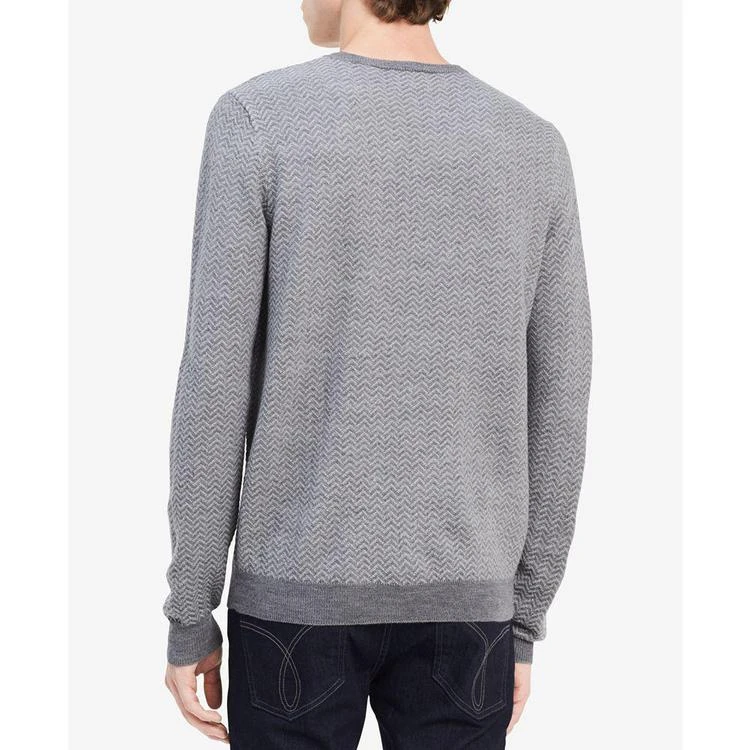 商品Calvin Klein|Men's Chevron Merino Sweater,价格¥201,第2张图片详细描述