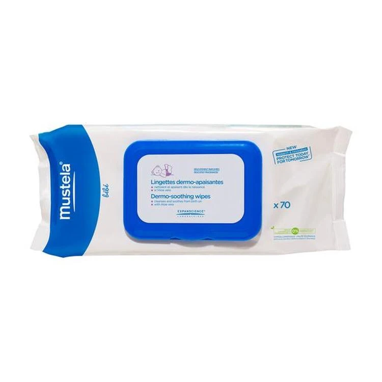 商品Mustela|Mustela Dermo-Soothing Wipes 宝宝清洁湿巾,价格¥60,第1张图片