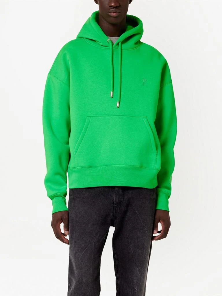 商品AMI|AMI PARIS - Ami De Coeur Organic Cotton Hoodie,价格¥2705,第4张图片详细描述