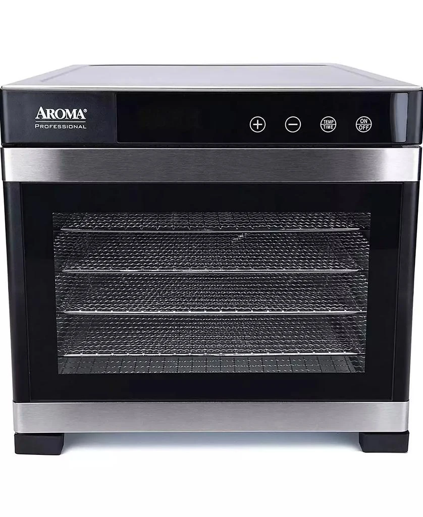 商品Aroma|AFD-965SD 6 Tray Electric Food Dehydrator with Glass Door,价格¥1333,第1张图片