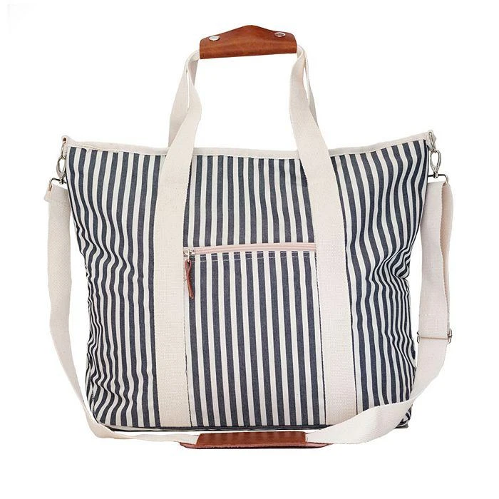 商品Business & Pleasure|The Cooler Striped Tote,价格¥595,第2张图片详细描述