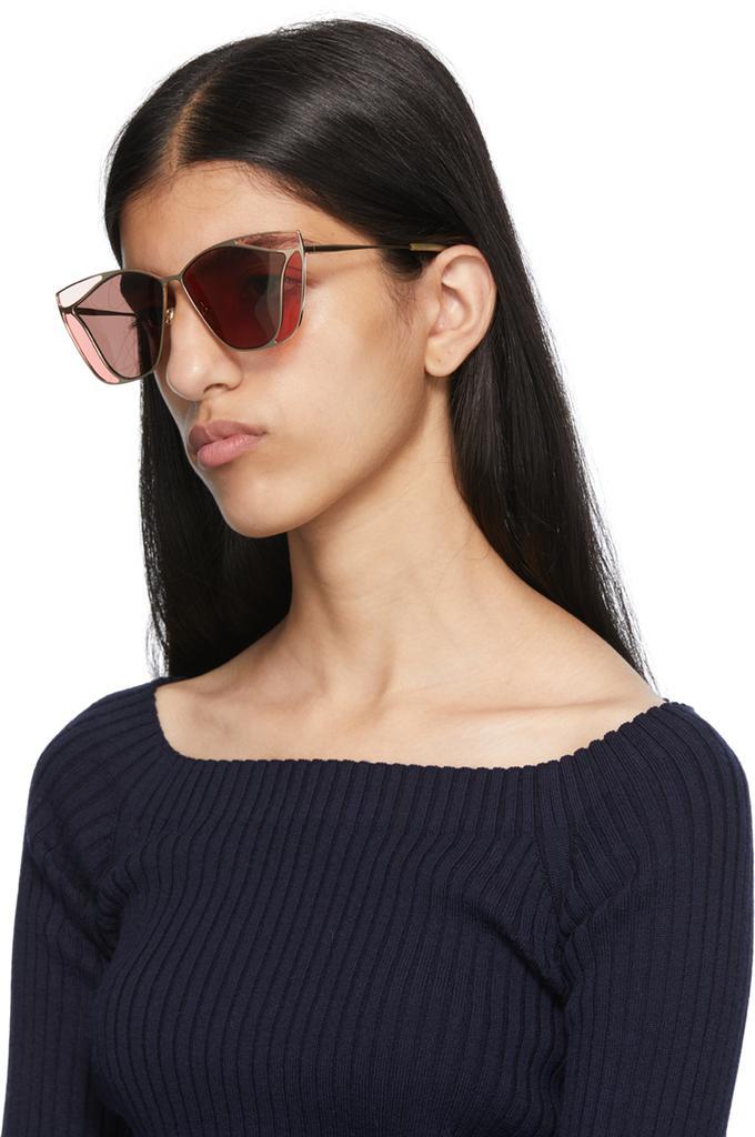 商品Chloé|Gold Gemma Sunglasses,价格¥3449,第6张图片详细描述