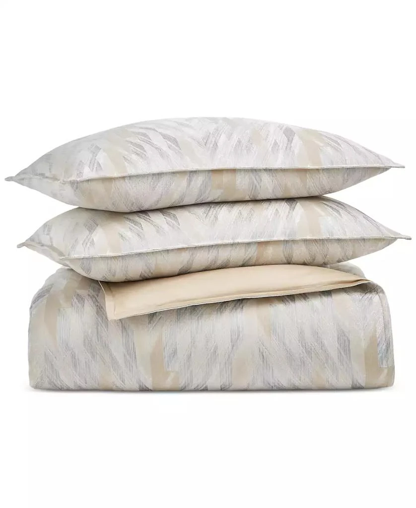 商品Hotel Collection|Textured Chevron 3-Pc. Duvet Cover Set, Full/Queen, Exclusively at Macy’s,价格¥1418,第3张图片详细描述