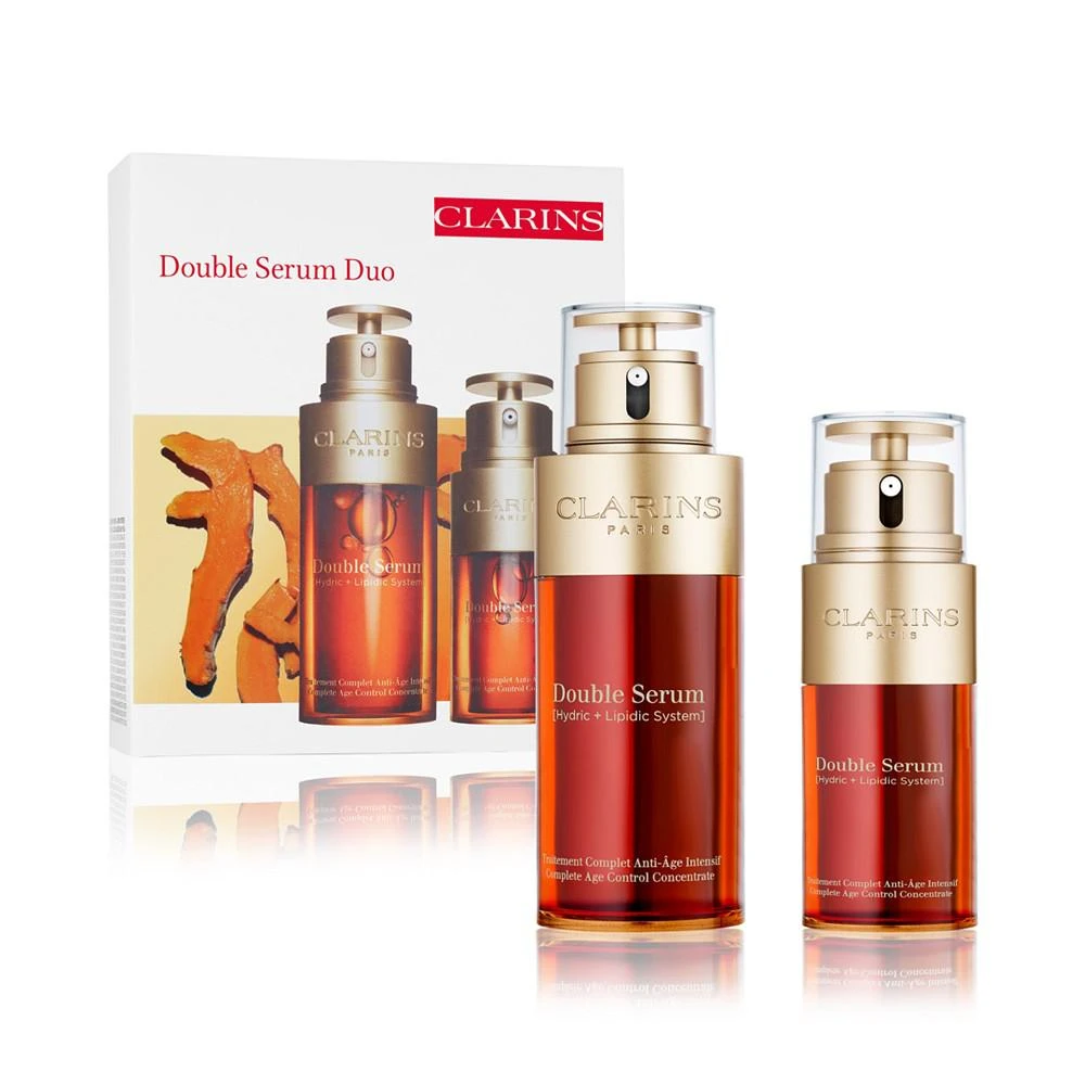 商品Clarins|2-pc Double Serum Firming & Smoothing Anti-Aging Set,价格¥1693,第1张图片