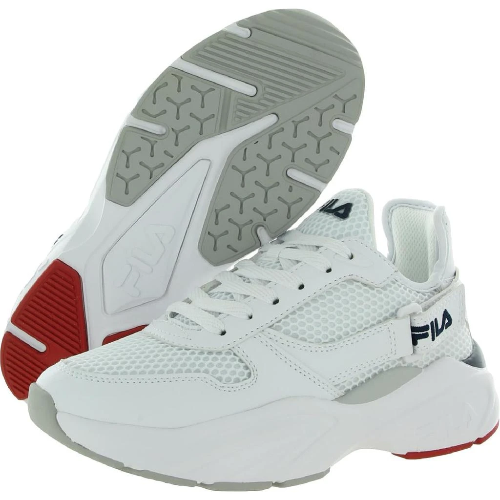 商品Fila|Dynamico Low Womens Faux Leather Fitness Running Shoes,价格¥256-¥263,第3张图片详细描述