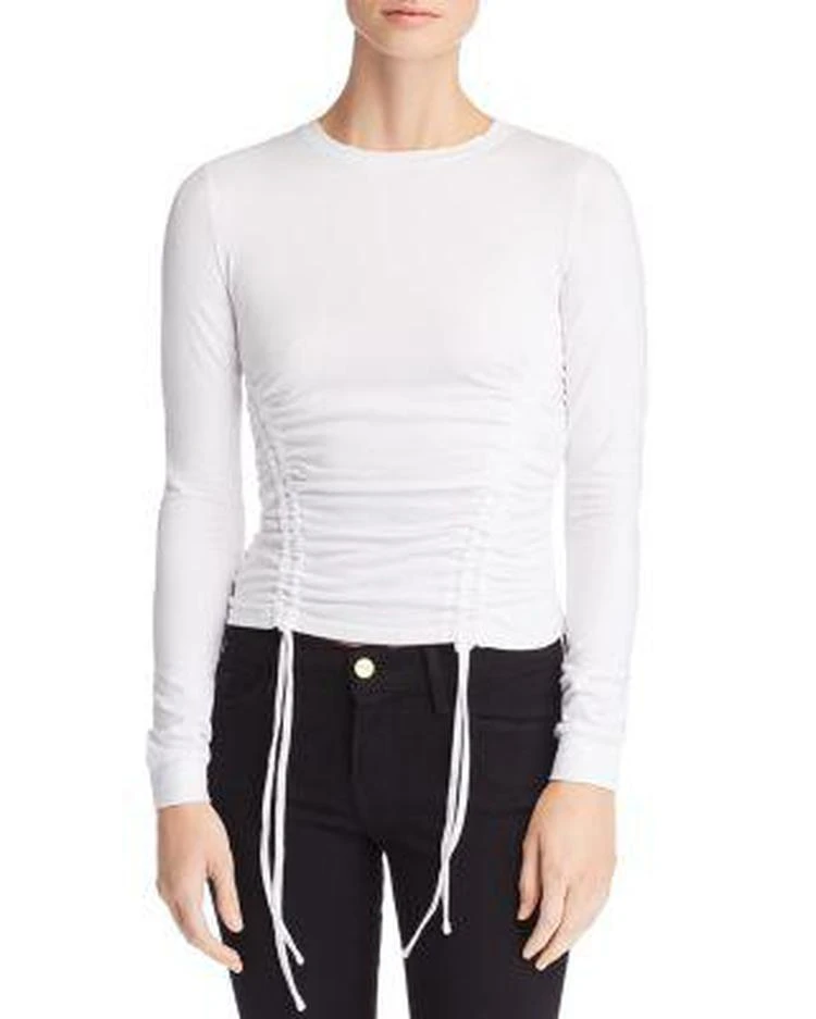 商品KENDALL & KYLIE|Ruched Jersey Top ,价格¥263,第1张图片