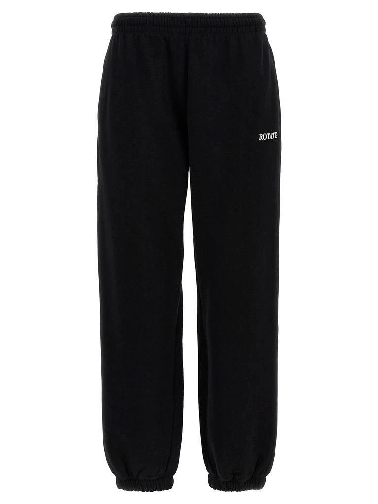 商品ROTATE Birger Christensen|Logo Joggers Pants Black,价格¥772,第1张图片