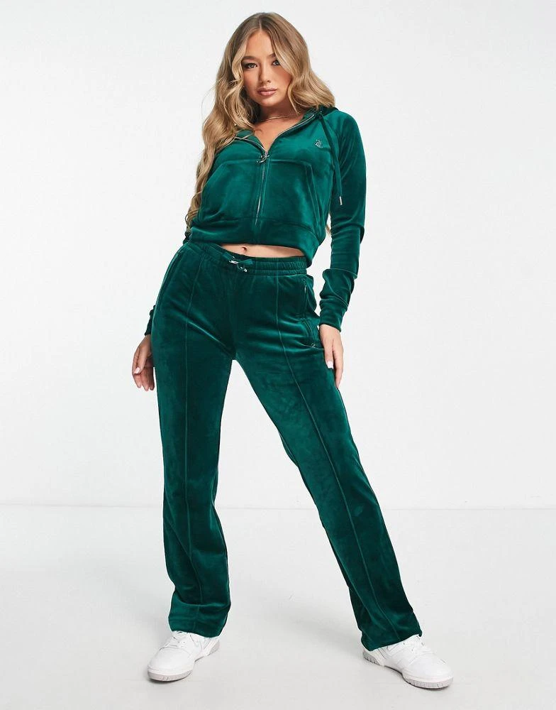 商品Juicy Couture|Juicy Couture straight leg joggers co-ord in green,价格¥730,第3张图片详细描述