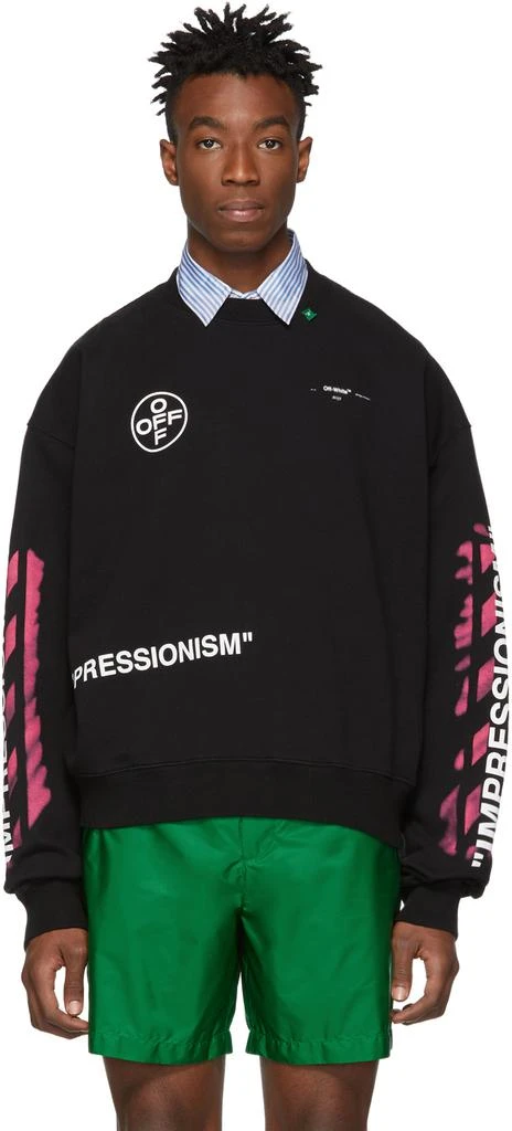 商品Off-White|Black Diag Stencil Sweatshirt,价格¥4809,第1张图片
