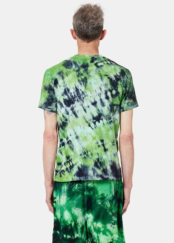 商品AMI|AMI Alexandre Mattiussi Green Tie Dye T-Shirt,价格¥522,第3张图片详细描述