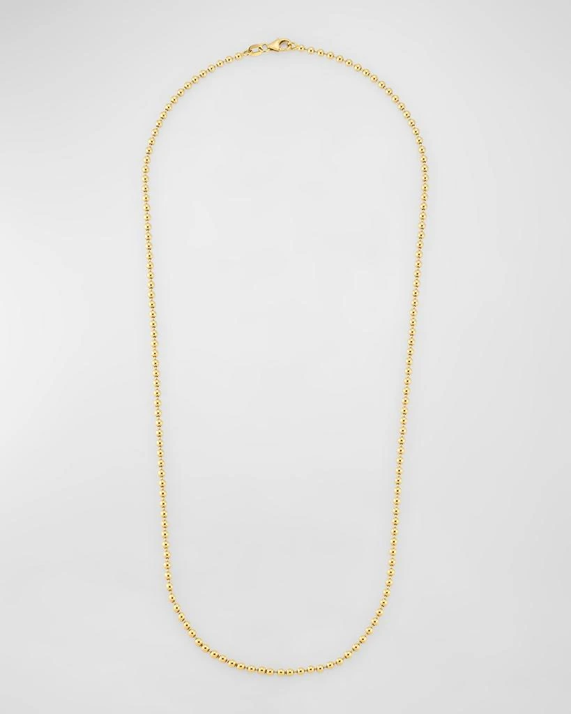 商品Sorellina|18K Yellow Gold 2.5mm Ball Chain, 20"L,价格¥17372,第1张图片