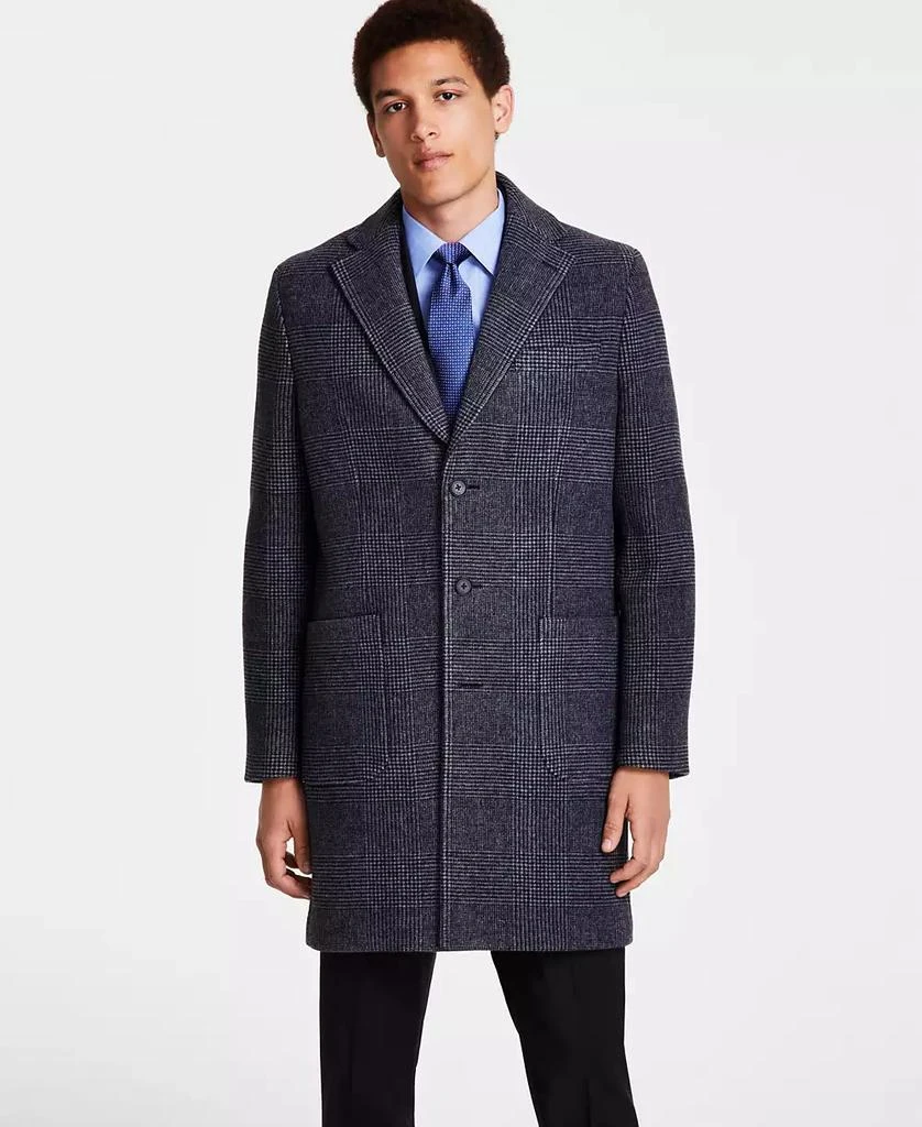 商品Brooks Brothers|Men's Plaid Double-Face Wool Blend Overcoat,价格¥1579,第3张图片详细描述