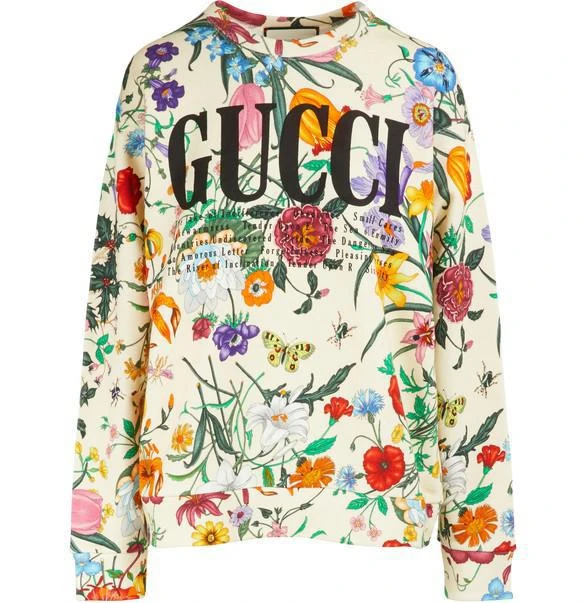 商品Gucci|Flora sweatshirt,价格¥7683,第1张图片