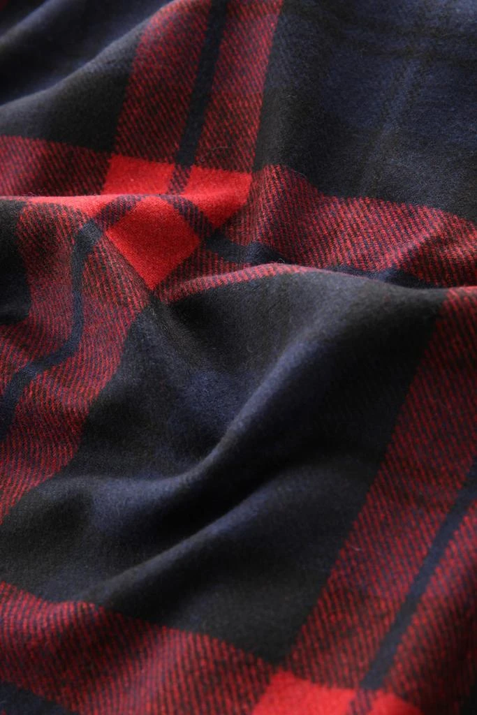 商品Woolrich|Wool Blend Trout Run Plaid Flannel Shirt - Men - Red,价格¥1344,第4张图片详细描述