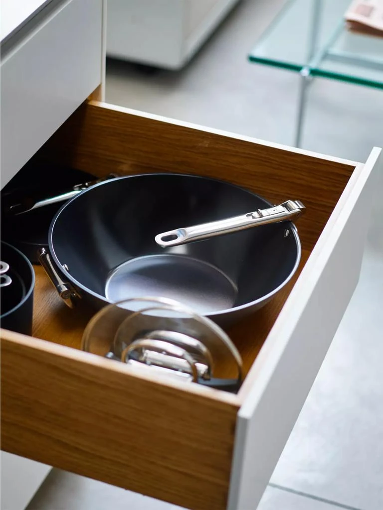 Space Cookware Ceramic Non-Stick 12.5" Wok With Folding Handle 商品