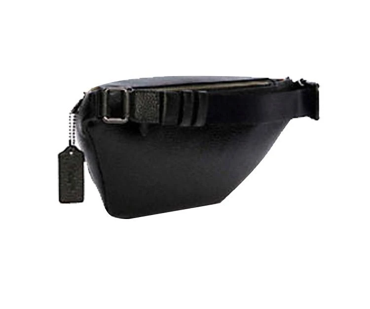 商品Coach|美国直邮COACH蔻驰 男士卡其logo拼条纹腰包斜挎胸包 C5292,价格¥2100,第4张图片详细描述