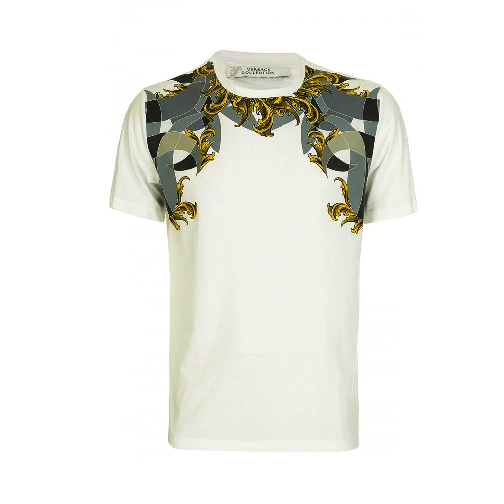 商品[国内直发] Versace|VERSACE COLLECTION 男士白色T恤 V800648-VJ00188-V7001,价格¥1139,第1张图片