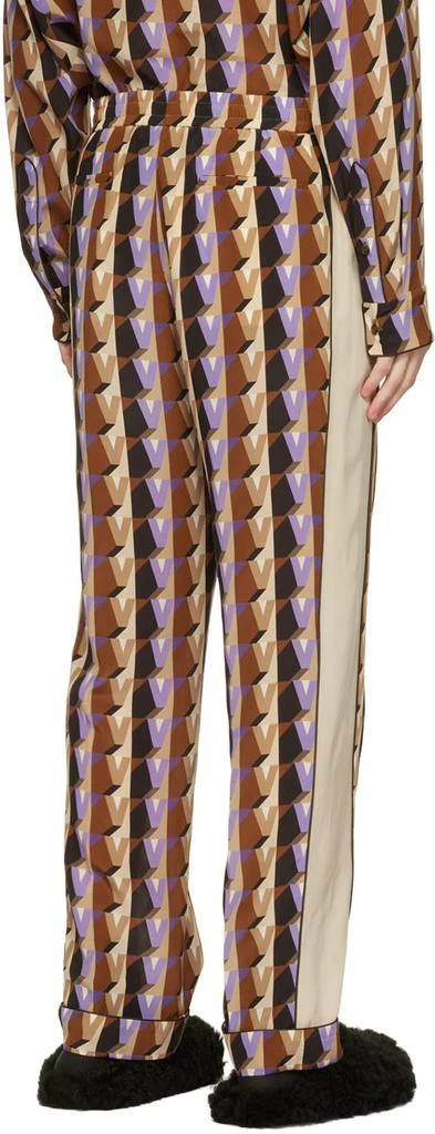 商品Valentino|Multicolor 'V' Pyjama Pants,价格¥4417,第3张图片详细描述