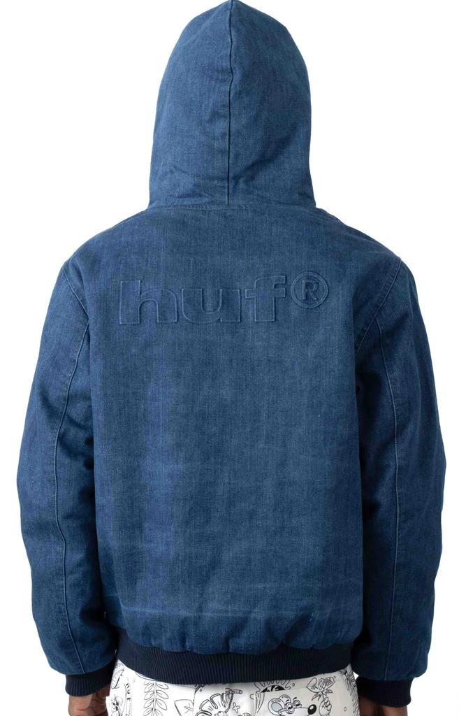 商品HUF|Colton Hooded Zip Jacket - Indigo,价格¥273,第3张图片详细描述