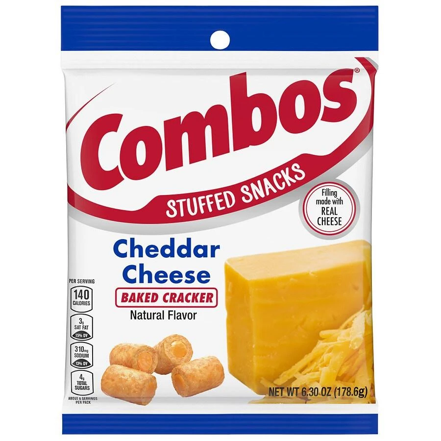 商品Combos|Cheddar Cheese Cracker Baked Snacks Bag,价格¥28,第1张图片