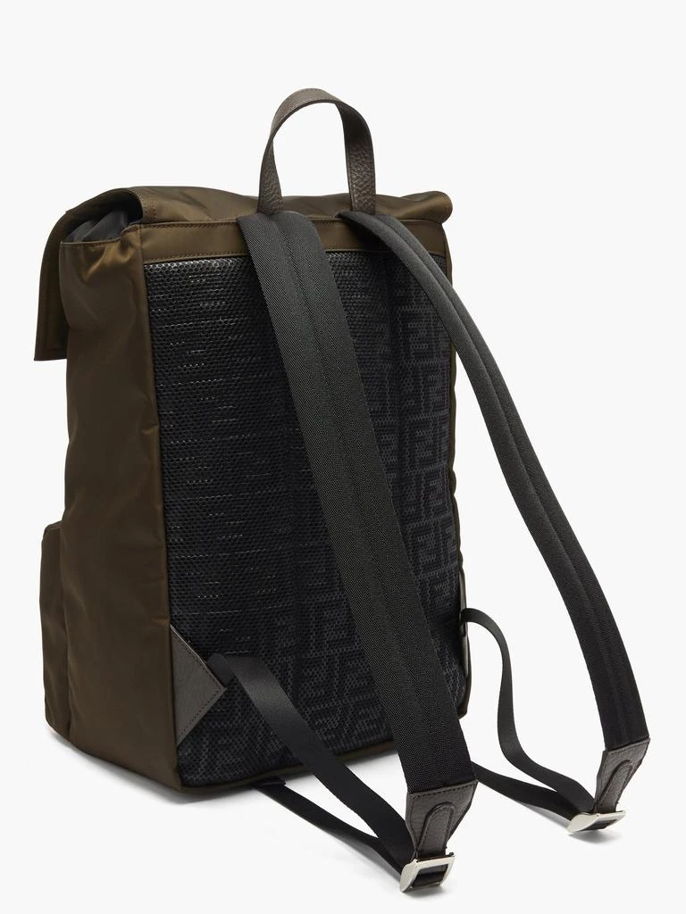 商品Fendi|FF-clasp technical-canvas backpack,价格¥13325,第4张图片详细描述