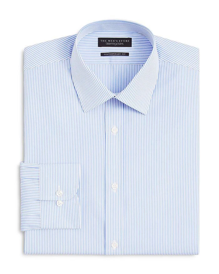 商品The Men's Store at Bloomingdale's|The Men's Store at Bloomingdale's Striped Dress Shirt - Regular Fit - 100% Exclusive,价格¥355,第1张图片