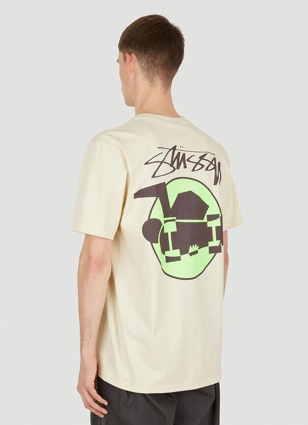 商品STUSSY|Skateman Putty T-Shirt in Cream,价格¥349,第4张图片详细描述