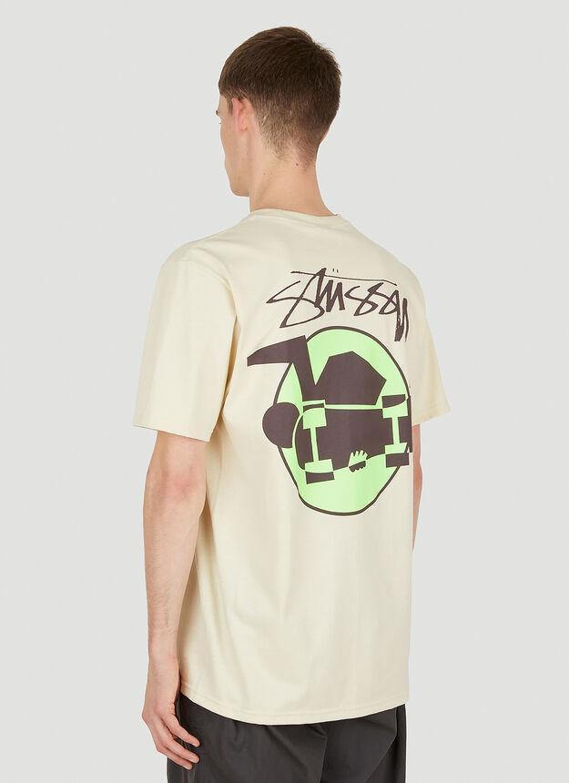 商品STUSSY|Skateman Putty T-Shirt in Cream,价格¥299,第6张图片详细描述