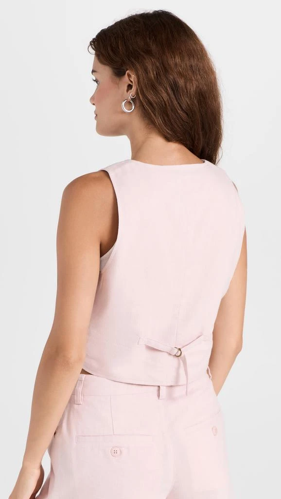 商品Rollas|Dallas Linen Vest,价格¥490,第2张图片详细描述