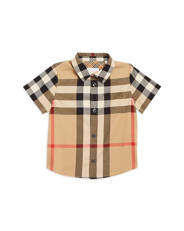 商品Burberry|Boys' Mini Owen Vintage Check Shirt - Baby,价格¥1478,第3张图片详细描述