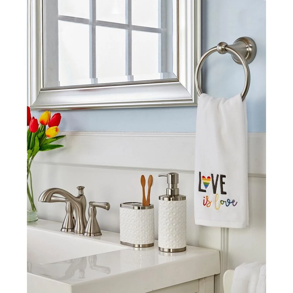 商品SKL Home|Love is Love Cotton 2 Piece Hand Towel Set, 25" x 16",价格¥240,第3张图片详细描述