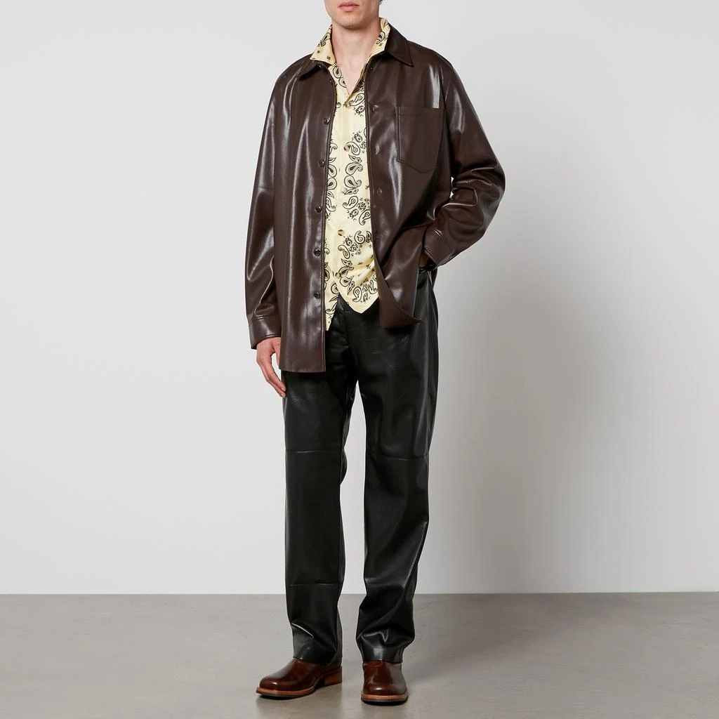 商品Nanushka|Nanushka Landis Faux Leather Shirt,价格¥1015,第3张图片详细描述