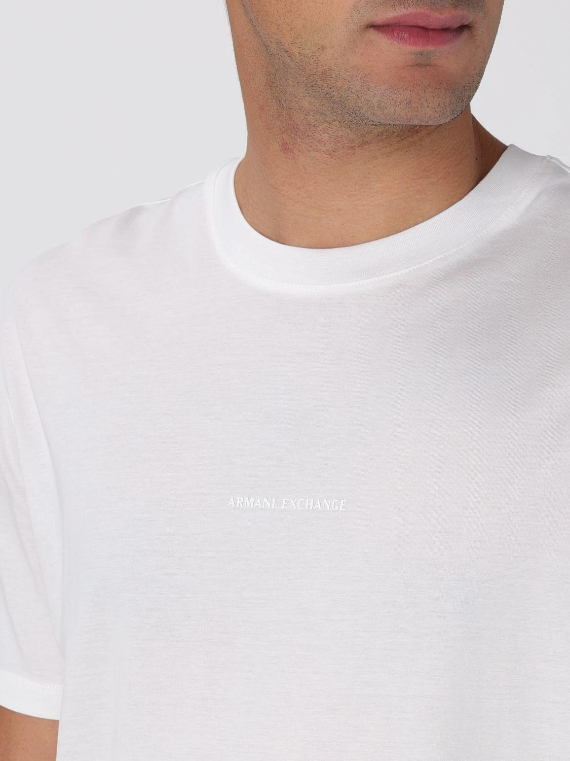 商品Armani Exchange|Armani Exchange 男士T恤 XM000533AF10364U0009 白色,价格¥696,第4张图片详细描述